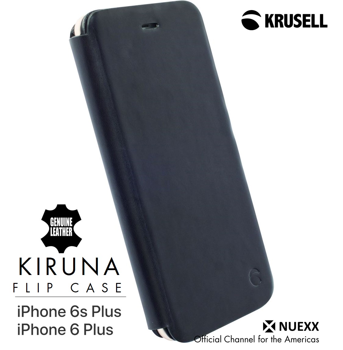 werkgelegenheid baas tofu Krusell Kiruna Flip Case Apple iPhone 6 Plus Black 76035
